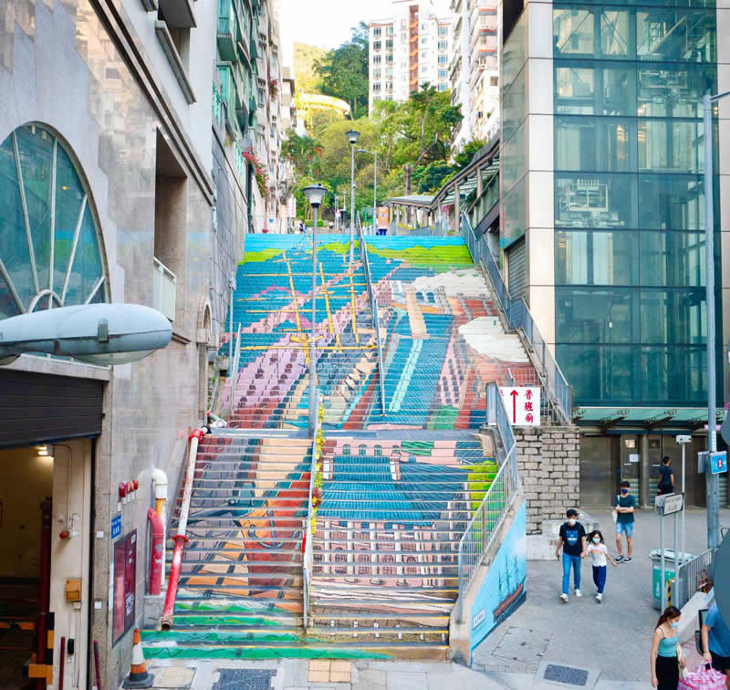 Staircase Artwork at Sands Street photo4